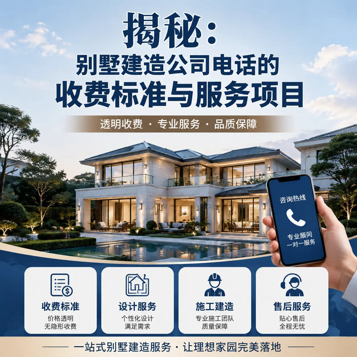 揭秘：望谟别墅建造公司电话的收费标准与服务项目