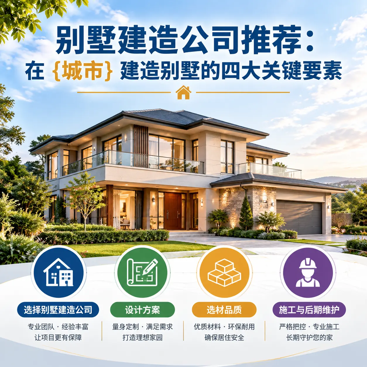 别墅建造公司推荐：在 望谟 建造别墅的四大关键要素