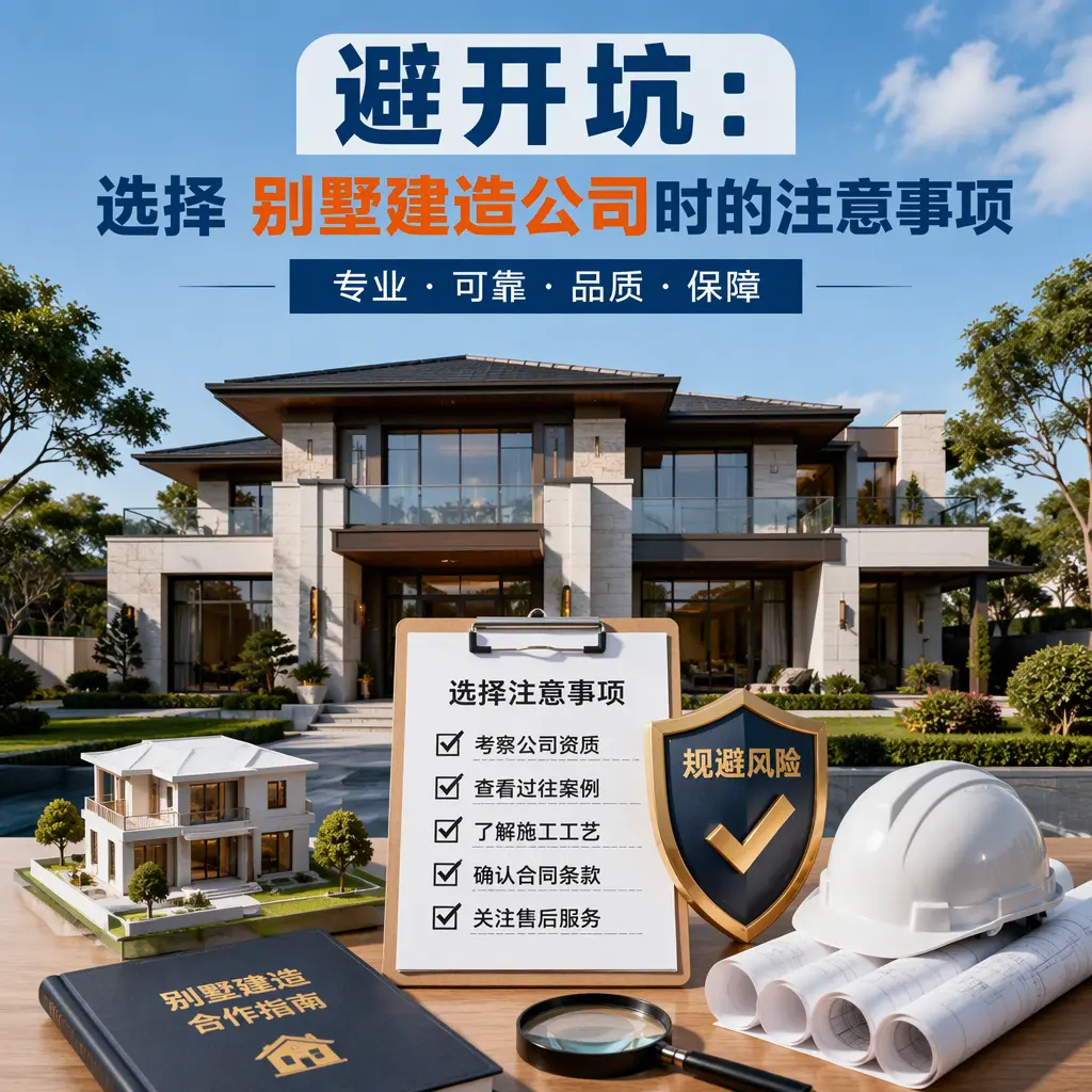 避开坑:选择 望谟 别墅建造公司时的注意事项