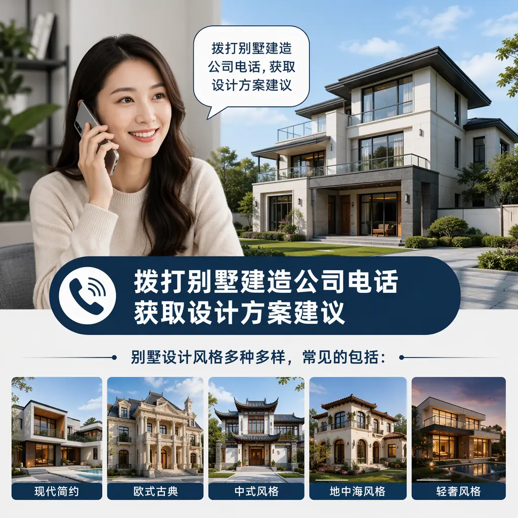 拨打望谟别墅建造公司电话,获取设计方案建议