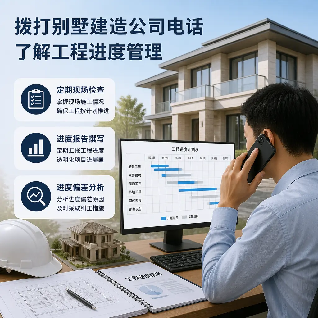 拨打望谟别墅建造公司电话,了解工程进度管理