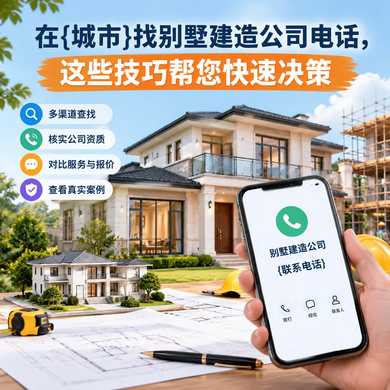 在望谟找别墅建造公司电话，这些技巧帮您快速决策