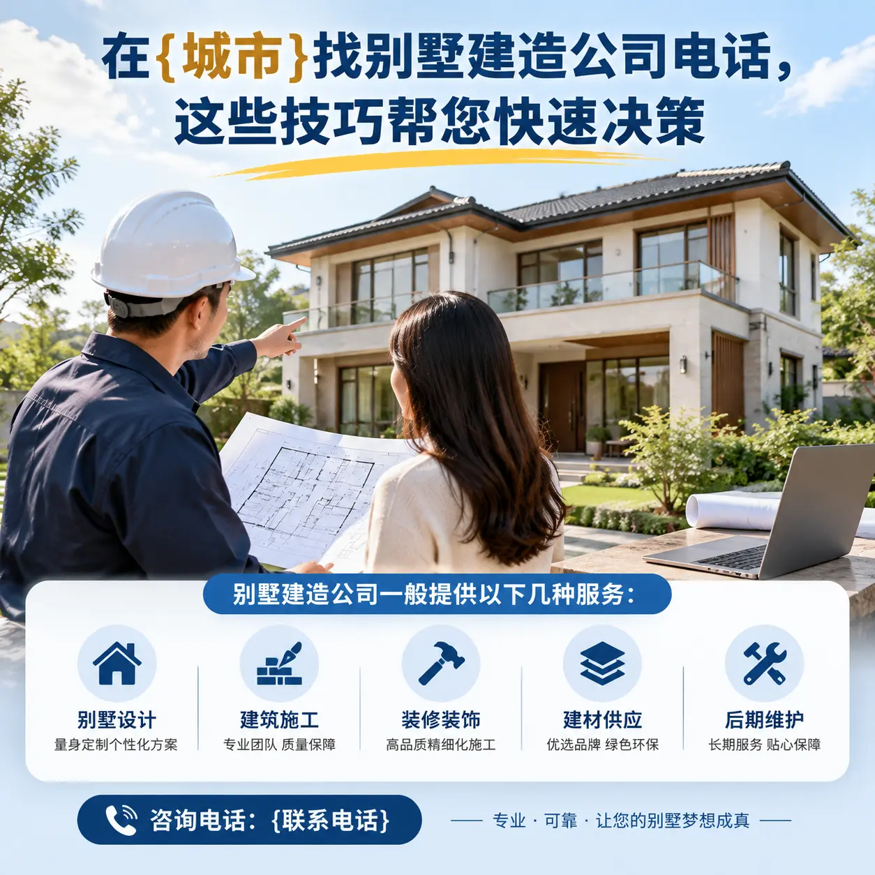 在望谟找别墅建造公司电话，这些技巧帮您快速决策